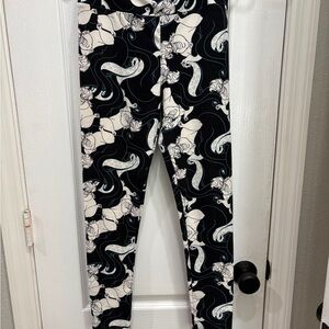 LuLaRoe Disney Leggings with Little Mermaid Print